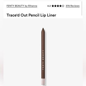 NIB Fenty Beauty Trace'd Out Pencil Lip Liner in Whiskey